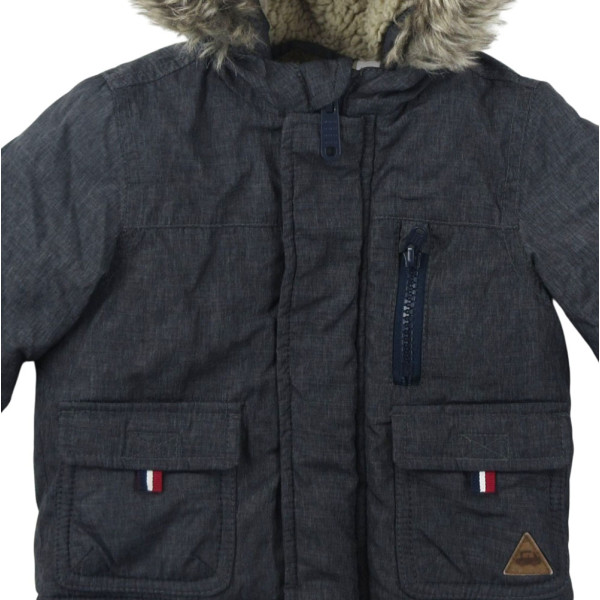 Manteau doublé polaire - 6 mois (68) – Vêtement d’occasion bébé/enfant  – Les Ptits Potes