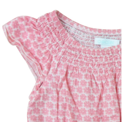 Blouse met korte mouwen - Okaidi-Obaibi - 80 cm (18 maanden)