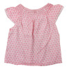 Blouse met korte mouwen - Okaidi-Obaibi - 80 cm (18 maanden) – Tweedehands baby- en kinderkleding van Okaidi-Obaibi – Les Pti