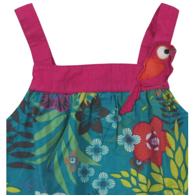 Blouse met korte mouwen - Dpam - 104 cm (4 jaar) – Tweedehands baby- en kinderkleding van Dpam – Les Ptits Potes