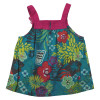 Blouse met korte mouwen - Dpam - 104 cm (4 jaar) – Tweedehands baby- en kinderkleding van Dpam – Les Ptits Potes