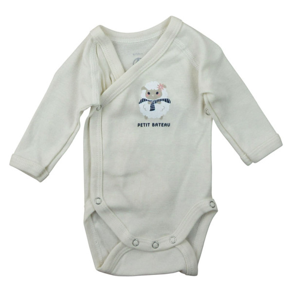 Konvolut von 2 neuen Babybodys - Petit bateau - 50 cm (Neugeboren) – Secondhand-Babykleidung/-Kinderkleidung von Petit bateau