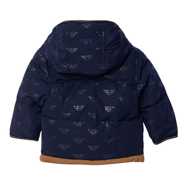 Gewatteerde jas - IKKS - 6 maanden – Tweedehands baby- en kinderkleding van IKKS – Les Ptits Potes