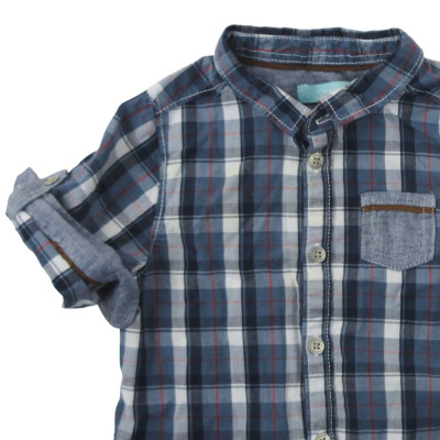 Chemise convertible - OBAÏBI - 6 mois (68) – Vêtement d’occasion bébé/enfant Okaidi-Obaibi – Les Ptits Potes