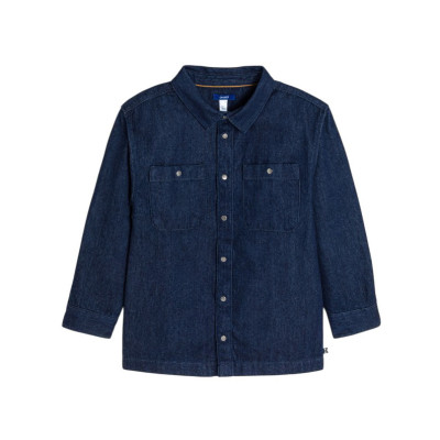 Chemise en jean - OKAÏDI - 4 ans (104) – Vêtement d’occasion bébé/enfant Okaidi-Obaibi – Les Ptits Potes