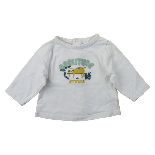 T-shirt met lange mouwen - Tape à l'Oeil - 59 cm (3 maanden) – Tweedehands baby- en kinderkleding van Tape à l'Oeil – Les Pti