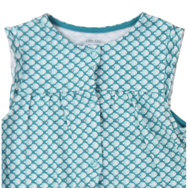Jumpsuits - Korte - Okaidi-Obaibi - 80 cm (18 maanden) – Tweedehands baby- en kinderkleding van Okaidi-Obaibi – Les Ptits Pot