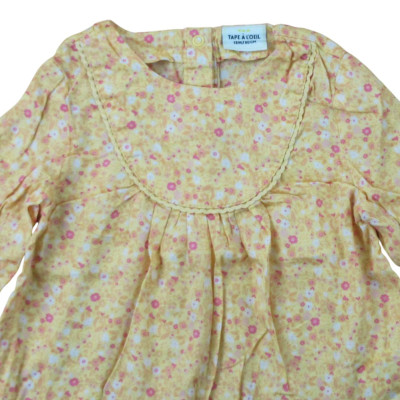 Blouse met lange mouwen - Tape à l'Oeil - 80 cm (18 maanden) – Tweedehands baby- en kinderkleding van Tape à l'Oeil – Les Pti