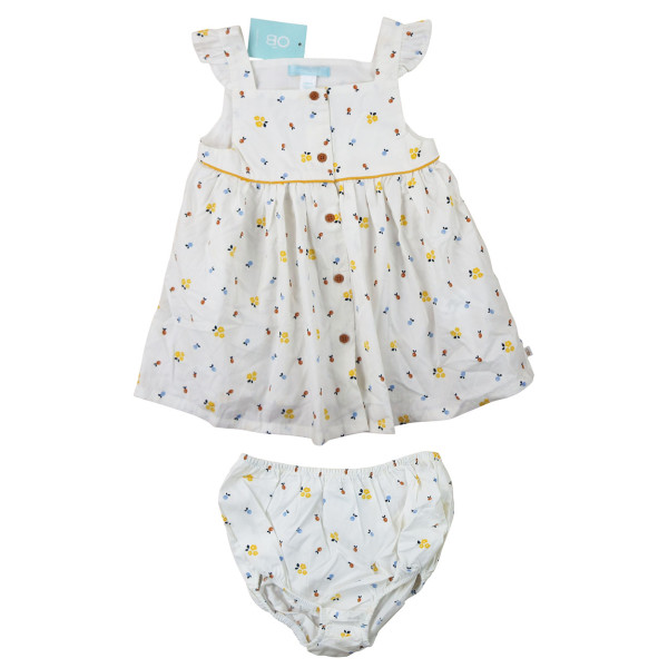Robe neuve - OBAÏBI - 12 mois (74) – Vêtement d’occasion bébé/enfant Okaidi-Obaibi – Les Ptits Potes