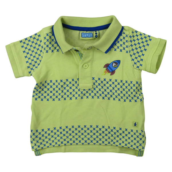Kurzarmpoloshirt - JBC - 74 cm (9 Monate) – Secondhand-Babykleidung/-Kinderkleidung von JBC – Les Ptits Potes
