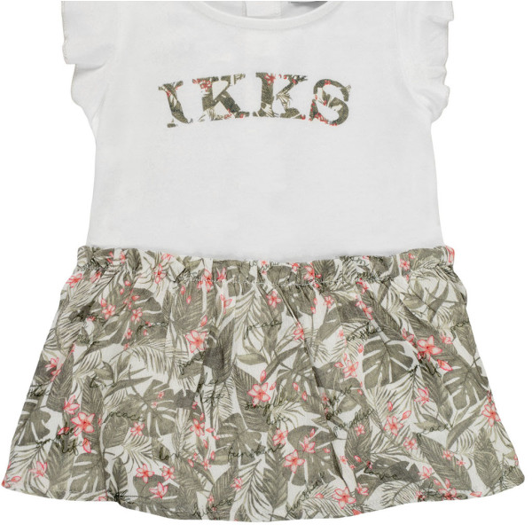 Jurk - IKKS - 68 cm (6 maanden) – Tweedehands baby- en kinderkleding van IKKS – Les Ptits Potes