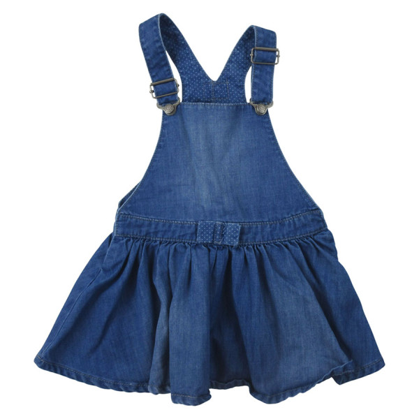Robe en jean - OBAÏBI - 18 mois (80) – Vêtement d’occasion bébé/enfant Okaidi-Obaibi – Les Ptits Potes