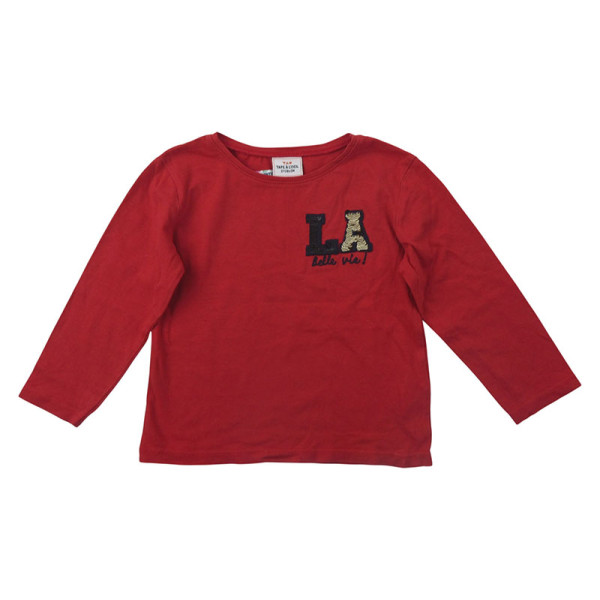 T-shirt met lange mouwen - Tape à l'Oeil - 86 cm (2 jaar) – Tweedehands baby- en kinderkleding van Tape à l'Oeil – Les Ptits 