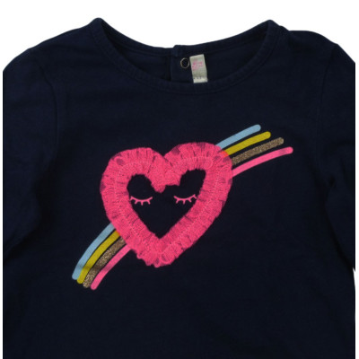 T-Shirt - BILLIEBLUSH - 12 mois (74) – Vêtement d’occasion bébé/enfant Billieblush – Les Ptits Potes