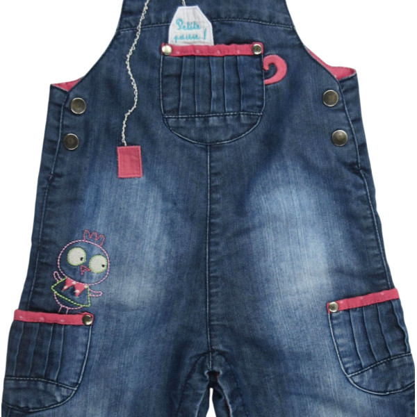 Salopette en jean - DPAM - 18 mois – Vêtement d’occasion bébé/enfant Dpam – Les Ptits Potes