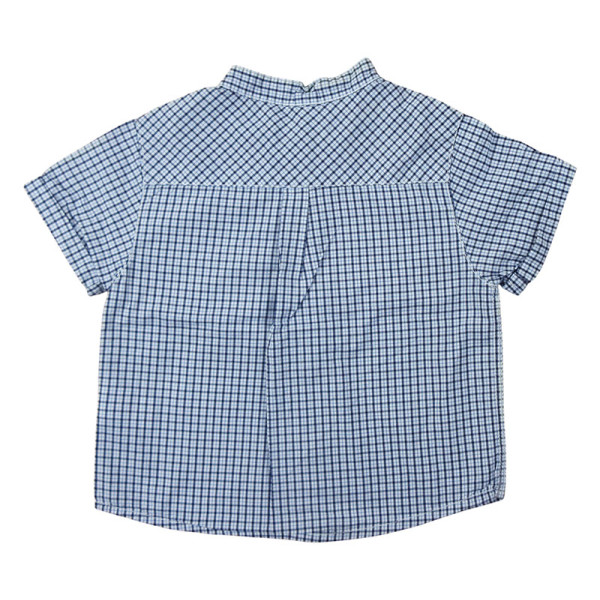 Overhemd met korte mouwen - Okaidi-Obaibi - 18 maanden – Tweedehands baby- en kinderkleding van Okaidi-Obaibi – Les Ptits Pot