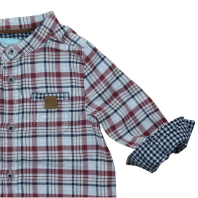 Hemd mit langen Ärmeln - Okaidi-Obaibi - 74 cm (12 Monate) – Secondhand-Babykleidung/-Kinderkleidung von Okaidi-Obaibi – Les 