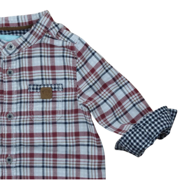 Chemise - OBAÏBI - 12 mois (74) – Vêtement d’occasion bébé/enfant Okaidi-Obaibi – Les Ptits Potes