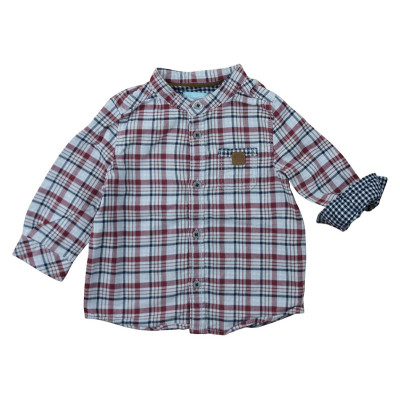Overhemd met lange mouwen - Okaidi-Obaibi - 74 cm (12 maanden) – Tweedehands baby- en kinderkleding van Okaidi-Obaibi – Les P