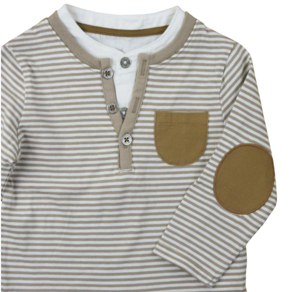 T-Shirt neuf - OBAÏBI - 18 mois (80) – Vêtement d’occasion bébé/enfant Okaidi-Obaibi – Les Ptits Potes