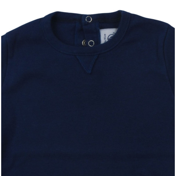 Kurzarmshirt - Petit bateau - 81 cm (18 Monate) – Secondhand-Babykleidung/-Kinderkleidung von Petit bateau – Les Ptits Potes