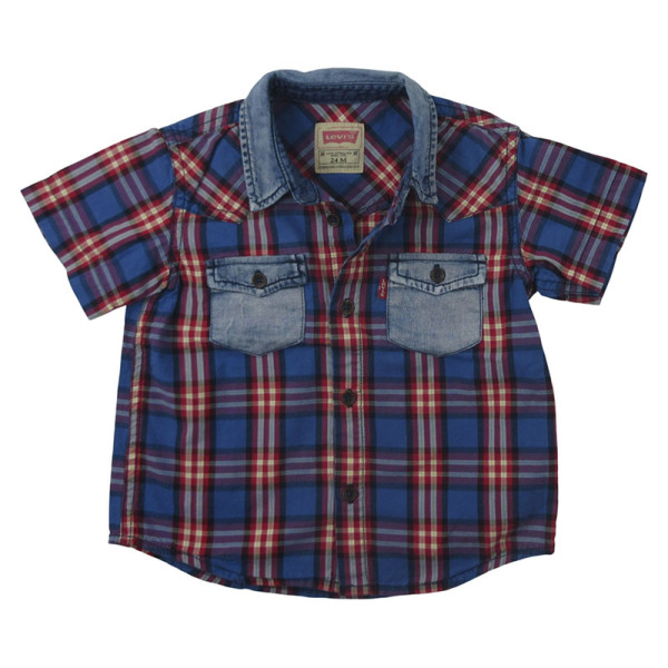 Chemise - LEVI'S - 2 ans – Vêtement d’occasion bébé/enfant Levi's – Les Ptits Potes