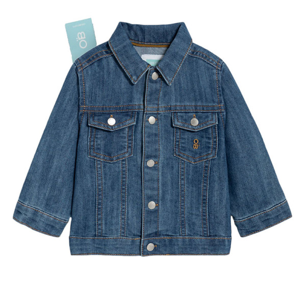 Veste en jean neuve - OBAÏBI - 18 mois (80) – Vêtement d’occasion bébé/enfant Okaidi-Obaibi – Les Ptits Potes