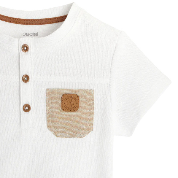 Kurzarmshirt - Okaidi-Obaibi - 80 cm (18 Monate) – Secondhand-Babykleidung/-Kinderkleidung von Okaidi-Obaibi – Les Ptits Pote