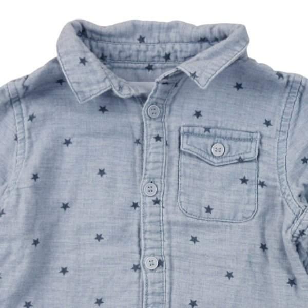 Chemise - ZARA - 9-12 mois (80) – Vêtement d’occasion bébé/enfant Zara – Les Ptits Potes