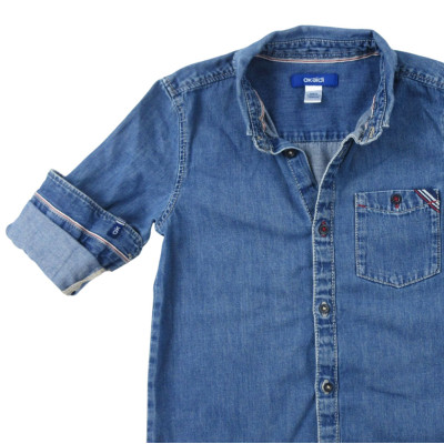 Chemise en jean convertible - OKAÏDI - 4 ans (104)