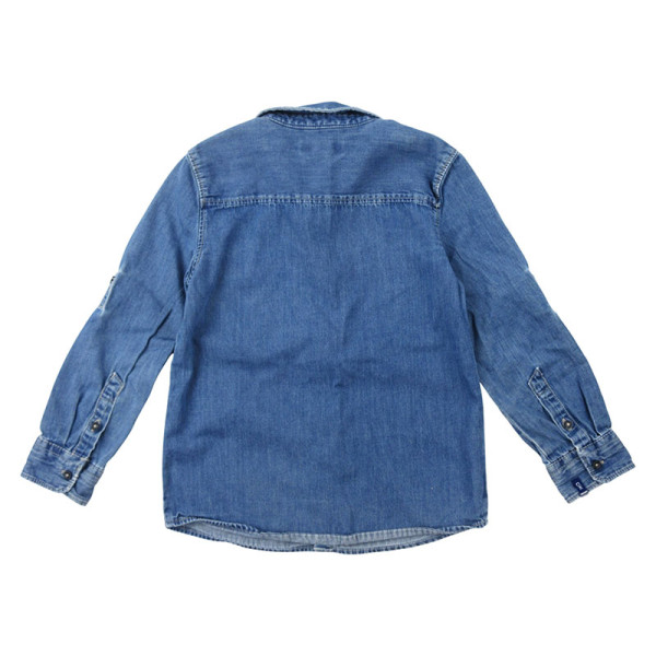 Chemise en jean convertible - OKAÏDI - 4 ans (104) – Vêtement d’occasion bébé/enfant Okaidi-Obaibi – Les Ptits Potes