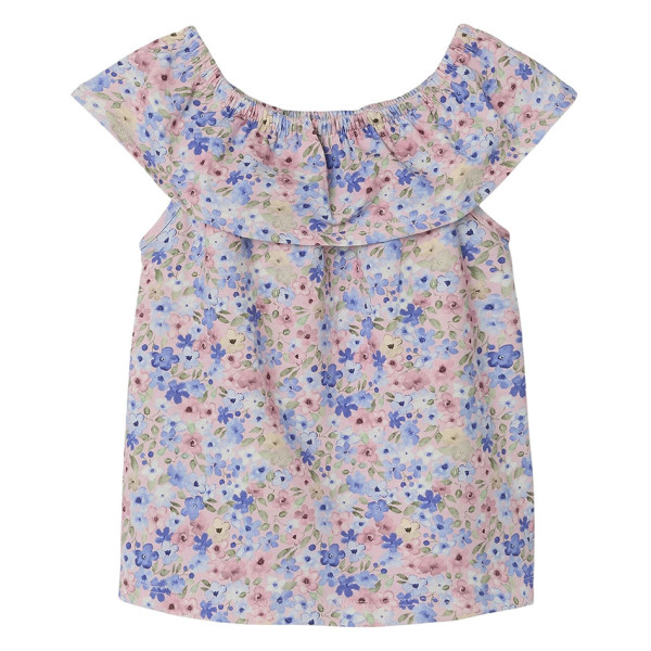 Bluse mit kurzen Ärmeln - Name it - 2-3 Jahre 98 cm – Secondhand-Babykleidung/-Kinderkleidung von Name it – Les Ptits Potes