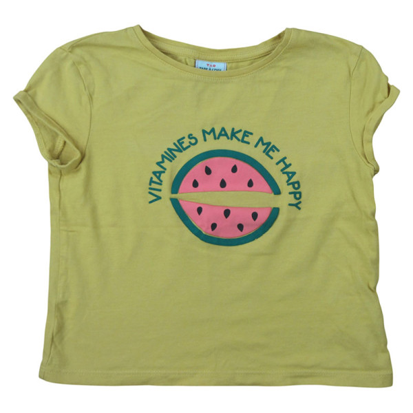 T-shirt met korte mouwen - Tape à l'Oeil - 96 cm (3 jaar) – Tweedehands baby- en kinderkleding van Tape à l'Oeil – Les Ptits 