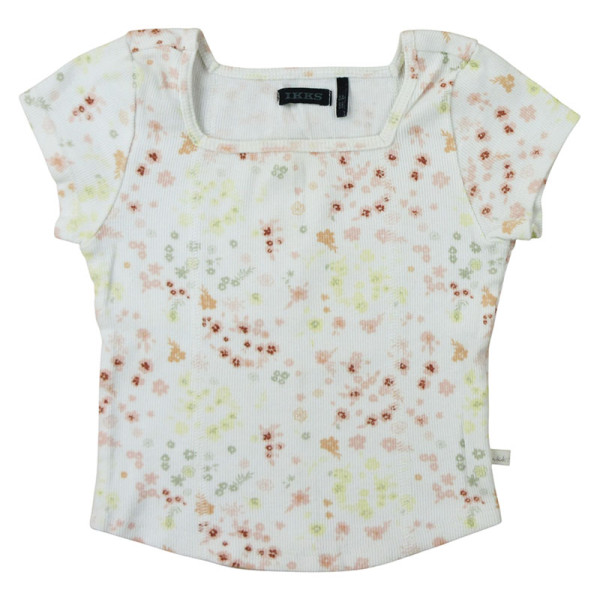 T-shirt met korte mouwen - IKKS - 98 cm (3 jaar) – Tweedehands baby- en kinderkleding van IKKS – Les Ptits Potes