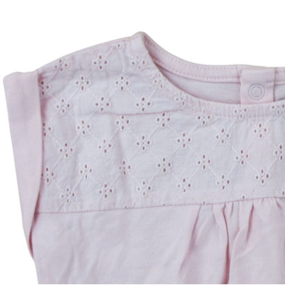 T-shirt met korte mouwen - Okaidi-Obaibi - 59 cm (3 maanden) – Tweedehands baby- en kinderkleding van Okaidi-Obaibi – Les Pti