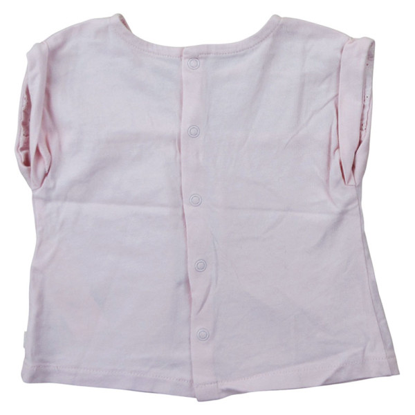 T-shirt met korte mouwen - Okaidi-Obaibi - 59 cm (3 maanden) – Tweedehands baby- en kinderkleding van Okaidi-Obaibi – Les Pti