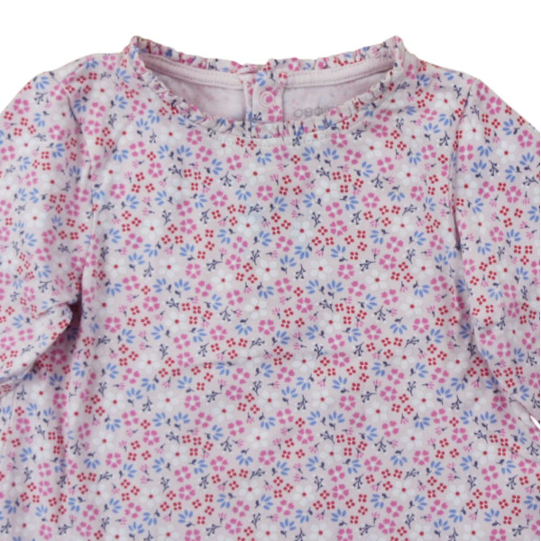 T-Shirt - OBAÏBI - 12 mois (74) – Vêtement d’occasion bébé/enfant Okaidi-Obaibi – Les Ptits Potes