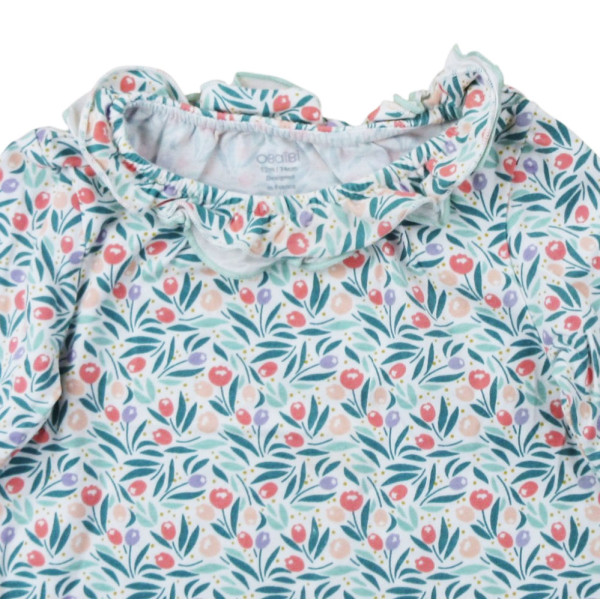 T-shirt met lange mouwen - Okaidi-Obaibi - 74 cm (12 maanden) – Tweedehands baby- en kinderkleding van Okaidi-Obaibi – Les Pt