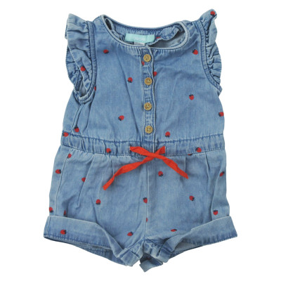 Combi courte - OBAÏBI - 3 mois (59) – Vêtement d’occasion bébé/enfant Okaidi-Obaibi – Les Ptits Potes