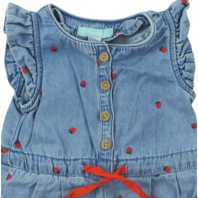 Combi courte - OBAÏBI - 3 mois (59) – Vêtement d’occasion bébé/enfant Okaidi-Obaibi – Les Ptits Potes