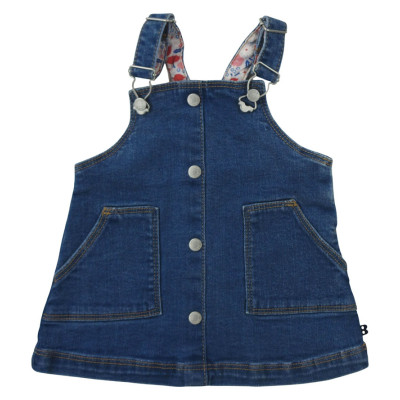 Robe en jean - OBAÏBI - 3 mois (59) – Vêtement d’occasion bébé/enfant Okaidi-Obaibi – Les Ptits Potes