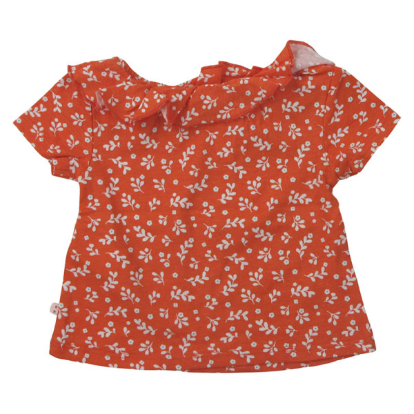 Kurzarmshirt - Okaidi-Obaibi - 59 cm (3 Monate) – Secondhand-Babykleidung/-Kinderkleidung von Okaidi-Obaibi – Les Ptits Potes