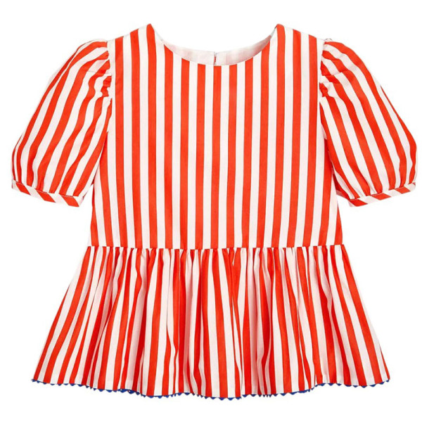 Bluse mit kurzen Ärmeln - Jacadi - 116 cm (6 Jahre) – Secondhand-Babykleidung/-Kinderkleidung von Jacadi – Les Ptits Potes