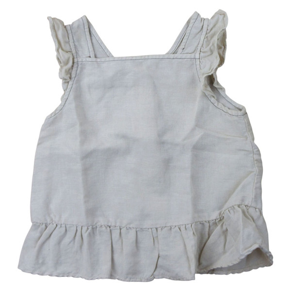 Bluse mit kurzen Ärmeln - Zara - 2-3 Jahre 98 cm – Secondhand-Babykleidung/-Kinderkleidung von Zara – Les Ptits Potes
