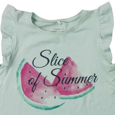 T-shirt met korte mouwen - Name it - 2-3 jaar 98 cm – Tweedehands baby- en kinderkleding van Name it – Les Ptits Potes