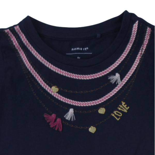 Kurzarmshirt - Name it - 104 cm (4 Jahre) – Secondhand-Babykleidung/-Kinderkleidung von Name it – Les Ptits Potes
