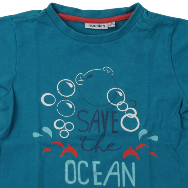 T-shirt met korte mouwen - Noukie's - 104 cm (4 jaar) – Tweedehands baby- en kinderkleding van Noukie's – Les Ptits Potes