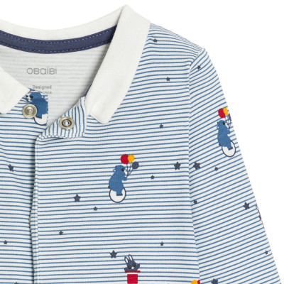 Pyjama - Okaidi-Obaibi - 68 cm (6 maanden) – Tweedehands baby- en kinderkleding van Okaidi-Obaibi – Les Ptits Potes