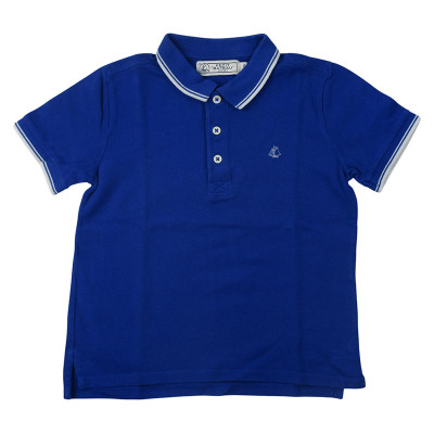 Polo met korte mouwen - Petit bateau - 116 cm (6 jaar) – Tweedehands baby- en kinderkleding van Petit bateau – Les Ptits Pote