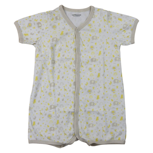 Kurzer Overall - Vertbaudet - 86 cm (2 Jahre) – Secondhand-Babykleidung/-Kinderkleidung von Vertbaudet – Les Ptits Potes